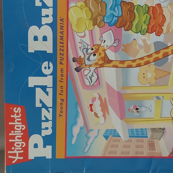 Highlights Puzzle Buzz. Children's puzzle book. stickers included. Like new! - Picture 2 of 11